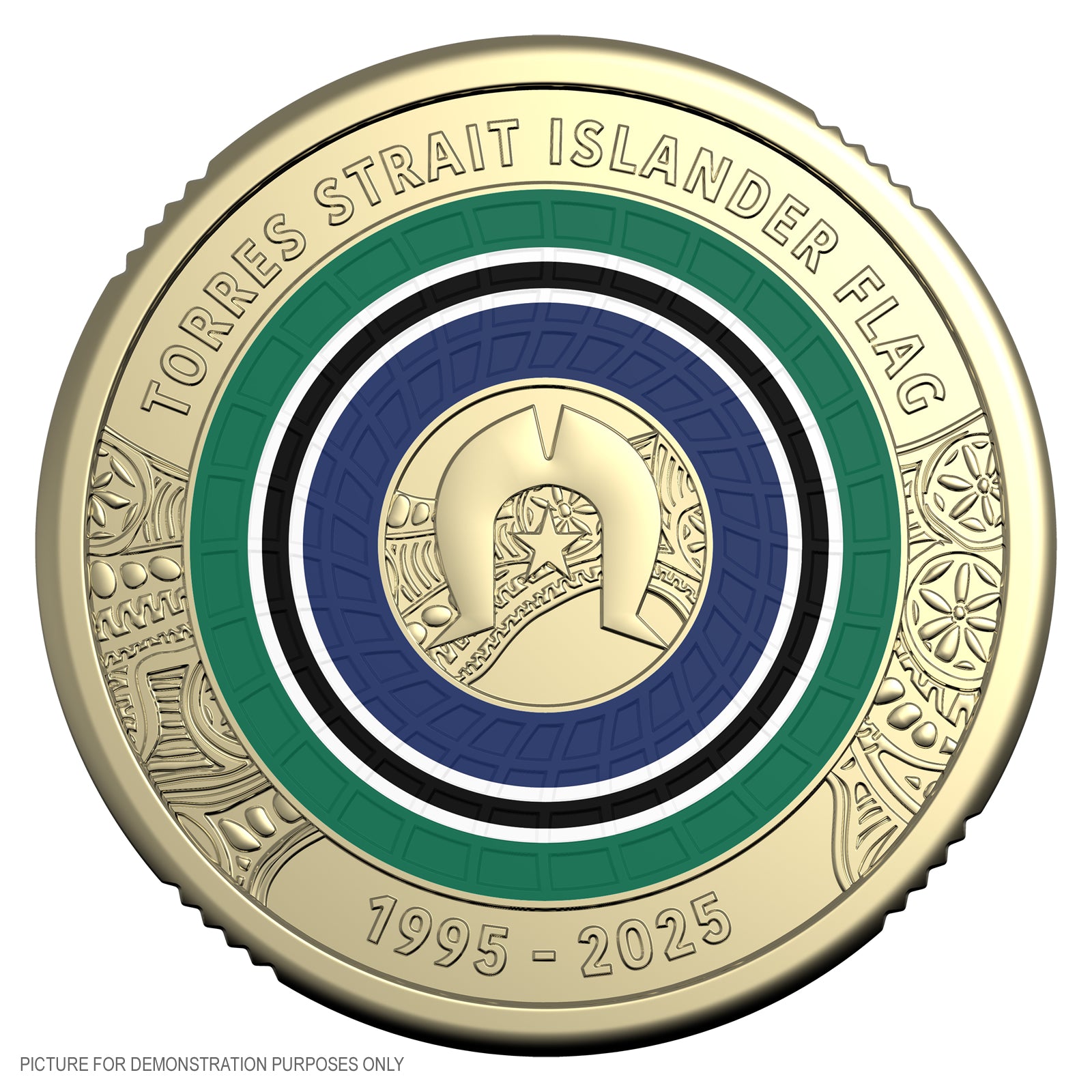 2025 RAM $2 LOOSE Circulated Coin - 30th Anniversary Torres Strait Islander Flag